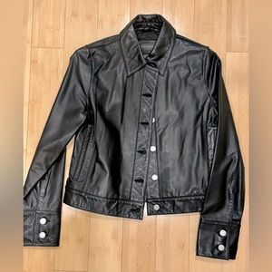 Banana Republic Leather Jacket Women’s S